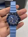 Emporio Armani Sea Explorer Divers Blue Dial Blue Silicone Strap Watch for Men - AR11685 Buy Now By Emporio Armani