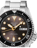 Seiko 5 Sports SKX Street Stonewash Black Dial Silver Steel Strap Watch for Men - SRPL79K1 Authentic Buy Shop Now