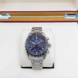 Seiko Prospex Speedtimer Solar Chronograph Blue Dial Silver Steel Strap Watch for Men - SSC815 Authentic Buy Shop Now