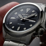 Seiko 5 Sports Automatic Grey Dial Silver Steel Strap Watch for Men - SRPE51K1 Authentic Buy Shop Now