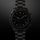 Seiko Prospex Speedtimer Solar Chronograph Black Dial Silver Steel Strap Watch for Men - SSC915 Buy Now By Seiko