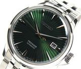 Seiko Presage Cocktail Time Automatic Green Dial Silver Steel Strap Watch for Men - SRPE15J1 Authentic Buy Shop Now