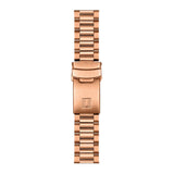 Tissot PRS 516 Chronograph Black Dial Rose Gold Steel Strap Watch for Men - T149.417.33.051.00 Authentic Buy Shop Now
