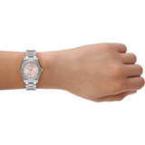 Emporio Armani Federica Pink Dial Silver Steel Strap Watch for Women - AR11658 Buy Now By Emporio Armani