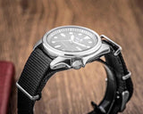 Seiko 5 Sports Automatic Black Dial Black Nylon Strap Watch for Men - SRPE67K1 Authentic Buy Shop Now