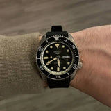 Seiko 5 Sports SKX Automatic Black Dial Black Silicone Strap Watch for Men - SRPD73K2 Authentic Buy Shop Now