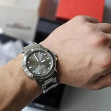 Tissot Seastar 1000 Powermatic 80 Grey Dial Silver Steel Strap Watch for Men - T120.407.11.081.01 Authentic Buy Shop Now