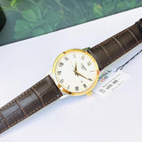 Tissot Classic Dream Ivory Dial Brown Leather Strap Watch for Men - T129.410.26.263.00 Authentic Buy Shop Now