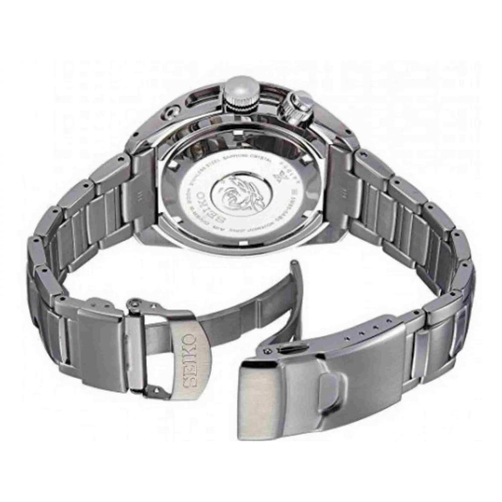 Seiko Prospex Sea Turtle Automatic Black Dial Silver Steel Strap Watch for Men - SRP789K1 Authentic Buy Shop Now