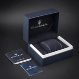 Maserati SFIDA Special Edition Automatic Blue Dial Silver Steel Strap Watch for Men - R8823140013 Authentic Buy Shop Now