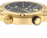 Versace Greca Logo Diver Quartz Black Dial Black Rubber Strap Watch for Men - VE8G00324 Buy Now By Versace