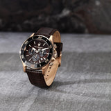 Maserati Competizione Chronograph Brown Dial Brown Leather Strap Watch for Men - R8871600001 Authentic Buy Shop Now