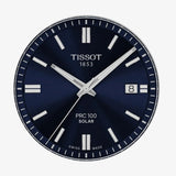 Tissot PRC 100 Solar Quartz Blue Dial Silver Steel Strap Watch for Men - T151.422.11.041.00 Authentic Buy Shop Now