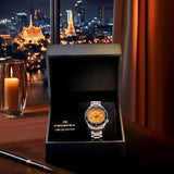 Seiko Prospex The Night of Siam Limited Edition Yellow Dial Silver Steel Strap Watch for Men - SPB487J1 Authentic Buy Shop Now