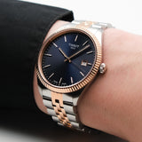 Tissot Ballade Quartz Blue Dial Two Tone Steel Strap Watch for Men - T156.410.22.041.00 Authentic Buy Shop Now