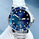 Tissot Seastar 1000 Powermatic 80 Blue Dial Silver Steel Strap Watch for Men - T120.407.11.041.03 Authentic Buy Shop Now