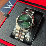 Tissot Ballade Powermatic 80 COSC Green Dial Silver Steel Strap Watch for Men - T156.408.11.093.00 Authentic Buy Shop Now