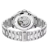 Hugo Boss Troper Automatic Chronograph Green Dial Silver Steel Strap Watch for Men - 1514200 Authentic Buy Shop Now