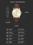 Emporio Armani Minimalist Quartz Gold Dial Brown Leather Strap Watch for Men - AR11610 Buy Now By Emporio Armani