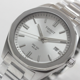 Tissot PRC 100 Solar Quartz Silver Dial Silver Steel Strap Watch for Men - T151.422.11.031.00 Authentic Buy Shop Now