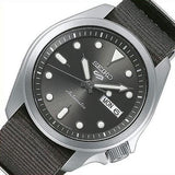 Seiko 5 Sports Automatic Grey Dial Grey Nylon Strap Watch for Men - SRPE61K1 Authentic Buy Shop Now