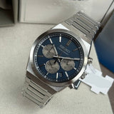 Seiko Conceptual Chronograph Blue Dial Silver Steel Strap Watch for Men- SSB453P1 Authentic Buy Shop Now