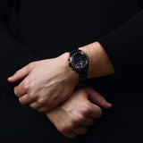 Seiko Prospex Speedtimer The Black Series Limited Edition Black Dial Black Steel Strap Watch for Men - SSC917 Authentic Buy Shop Now