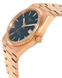 Tissot PRX Powermatic 80 Blue Dial Rose Gold Steel Strap Watch for Men - T137.407.33.041.00 Authentic Buy Shop Now