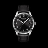 Tissot T-Sport Gent XL Black Dial Black Leather Strap Watch for Men - T116.410.16.057.00 Authentic Buy Shop Now