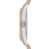 Emporio Armani Tazio Mother of Pearl Dial Pink Leather Strap Watch for Women - AR6133 Buy Now By Emporio Armani