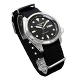 Seiko 5 Sports Automatic Black Dial Black Nylon Strap Watch for Men - SRPE67K1 Authentic Buy Shop Now