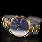 Tissot PR 100 Blue Dial Two Tone Steel Strap Watch for Men - T150.410.22.041.00 Authentic Buy Shop Now