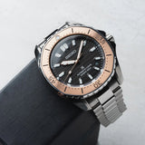 Seiko Prospex Polygonal Sea Diver Automatic Black Dial Silver Steel Strap Watch for Men - SPB485J1 Authentic Buy Shop Now