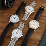 Tissot T Classic Dream Quartz White Dial Brown Leather Strap Watch for Men - T129.410.16.013.00 Authentic Buy Shop Now