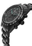 Seiko Prospex Speedtimer The Black Series Limited Edition Black Dial Black Steel Strap Watch for Men - SSC917 Authentic Buy Shop Now