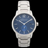 Burberry Classic Blue Dial Silver Steel Strap Watch for Men - BU10007 Authentic Buy Shop Now