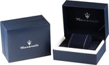 Maserati Sorpasso Chronograph Blue Dial Blue Leather Strap Watch for Men - R8871624009 Authentic Buy Shop Now