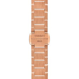 Tissot PRX Diamonds Rose Gold Dial Rose Gold Steel Strap Watch for Women - T137.010.33.506.00 Authentic Buy Shop Now