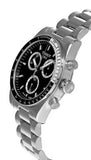 Tissot PR516 Chronograph Black Dial Silver Steel Strap Watch for Men - T149.417.11.051.00 Authentic Buy Shop Now