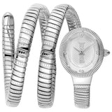 Just Cavalli After Party Silver Dial Silver Steel Strap Watch for Women - JC1L269M0015 Authentic Buy Shop Now