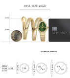 Just Cavalli Carezza Green Dial Gold Steel Strap Watch for Women - JC1L372M0035 Authentic Buy Shop Now