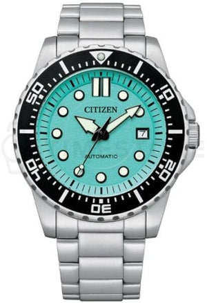 Citizen Mechanical Automatic Turquoise Dial Silver Steel Strap Watch for Men - NJ0170-83X Buy Now By Citizen