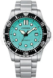Citizen Mechanical Automatic Turquoise Dial Silver Steel Strap Watch for Men - NJ0170-83X Buy Now By Citizen