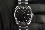 Tissot PR 100 Black Dial Silver Steel Strap Watch for Men - T150.410.11.051.00 Authentic Buy Shop Now