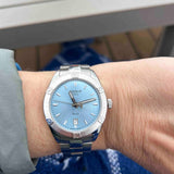 Tissot PR 100 Sport Chic Lady Blue Dial Silver Steel Strap Watch for Women - T101.910.11.351.00 Authentic Buy Shop Now
