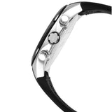 Hugo Boss Runner Chronograph Black Dial Black Silicone Strap Watch for Men - 1514141 Buy Now By Hugo Boss