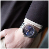 Tissot PRC 100 Solar Quartz Blue Dial Silver Steel Strap Watch for Men - T151.422.11.041.00 Authentic Buy Shop Now