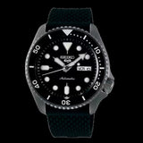 Seiko 5 Sports SKX Series Automatic Black Dial Black Silicone Strap Watch for Men - SRPD65K2 Authentic Buy Shop Now