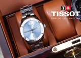 Tissot PR 100 Sport Chic Lady Blue Dial Silver Steel Strap Watch for Women - T101.910.11.351.00 Authentic Buy Shop Now