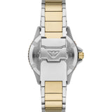 Emporio Armani World Explorer Blue Dial Two Tone Steel Strap Watch for Men - AR11682 Buy Now By Emporio Armani